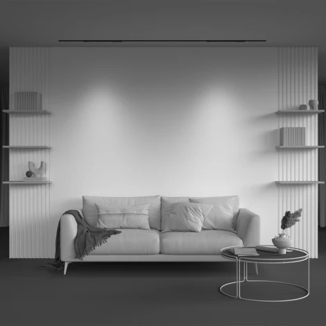 Трековый светильник светодиодный магнитный 48V 15W Maytoni Points TR232-2-15W4K-B