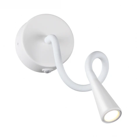 Спот на гибкой ножке для чтения Odeon Light Odds 4255/3WL (LED, 220V, выключатель)