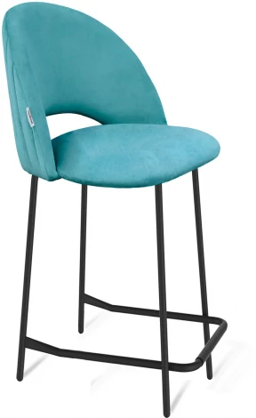 Стул полубарный SHT-ST34-1/S29-1 голубая пастель/чёрный муар Sheffilton 9954187302