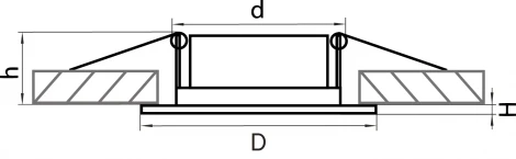 Встраиваемый точечный светильник Lightstar Lega 11 011050 (220V)