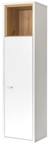 Шкаф навесной Mobi Бэль 10.63 белый премиум / дуб золотой craft 353162