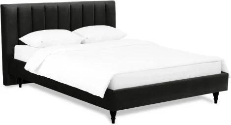 Кровать Queen II Sofia L 1600 ОГОГО (арт.577472), (Ткань/Черный)