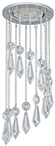 Встраиваемый светильник хрустальный Dio D'Arte Osimo Nickel GU10.5.14.8.706 N