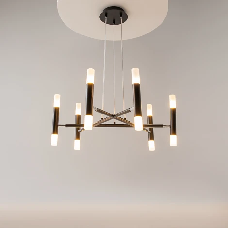 Подвесной светильник Maytoni Vigo MOD031PL-12B (220V, на тросе)