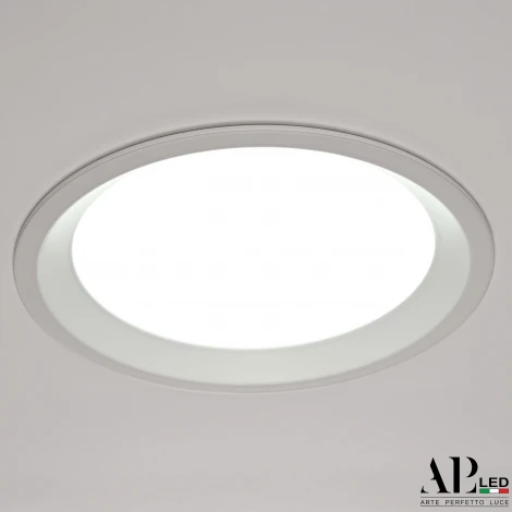 Точечный светильник встраиваемый APL LED Ingrid 3322.LDY16016/16W/6K (220V, круглые, IP40)