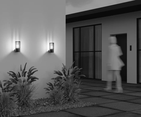 Настенный уличный светильник Maytoni Barrel O453WL-01GF (220V, круглые, IP54)