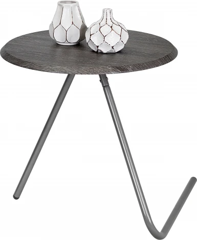 Стол журнальный Дуэт 7 дуб шоле графит/металлик Mebelik арт.009132