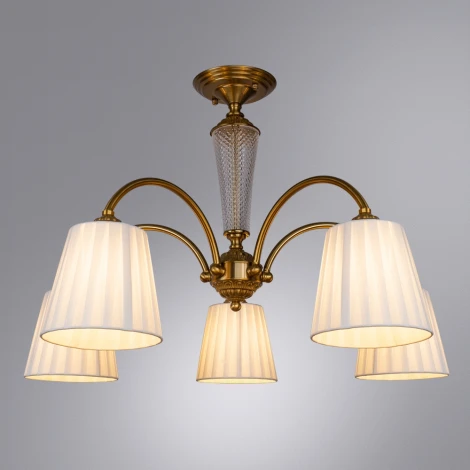 Потолочная люстра на штанге Arte Lamp Gracie A7301PL-5PB (220V)