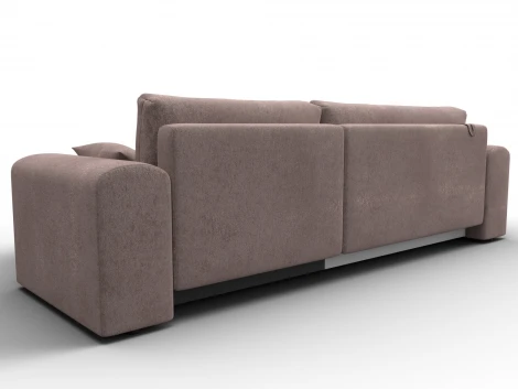 Диван угловой Лига-099 угол универсальный (ДВП,ДСП,ЛДСП,Брус,Фанера/Пластик/Велюр/Бежевый) Лига Диванов 132584