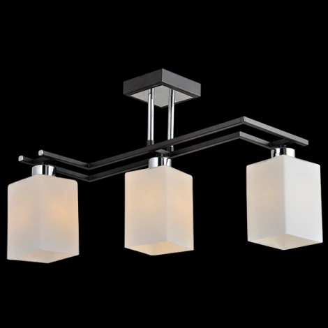 Потолочная люстра Eurosvet 70018 70018/3 хром/венге