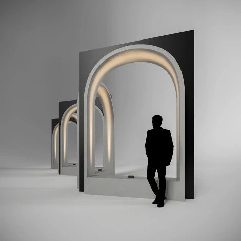 Светильник уличный настенный LGD-STRIPE-3W Warm3000 (BK, 20 deg, 230V) (Arlight, IP65 Металл, 3 года) 052858