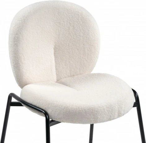 Стул на металлокаркасе Kalipso 1 (Kalipso 1 white / black) Woodville арт.15783