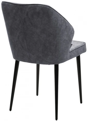 Стул SEATTLE-V Kashemir 974 Серо-голубой, велюр / черный каркас M-City 461MC05022