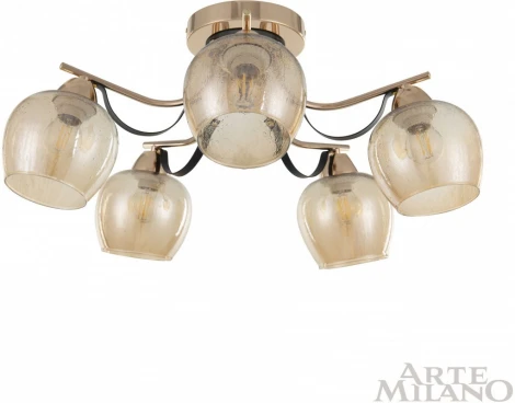 Потолочная люстра Arte Milano AMALFI 322306/5 FG+BK