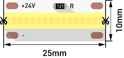 Светодиодная лента DesignLed LUX DSG-FOB-640-24-NW-33