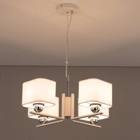 Люстра подвесная Тильда CL469245 (220V, на тросе, куб)