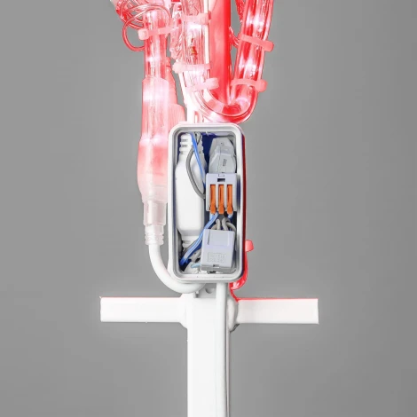 Светодиодная Макушка «Роза Ветров » 75 см, красная, 220В Laitcom LC-13223