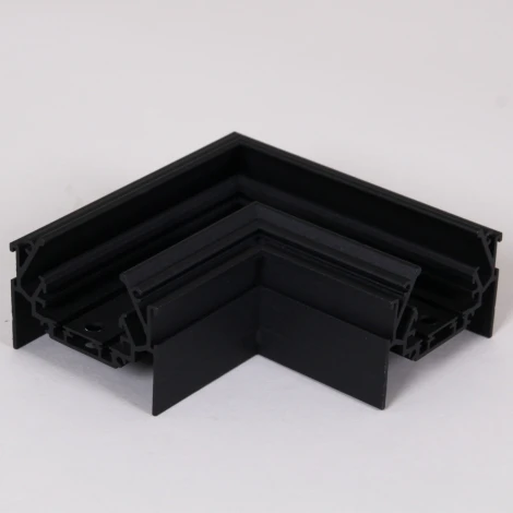 Коннектор угловой для магнитного шинопровода для натяжного потолка Reluce RL 06301 corner connector BK