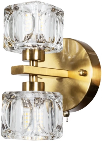 Бра Divinare Alessandro 7205/17 AP-2 (220V, выключатель, куб)