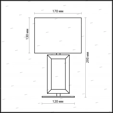 Интерьерная настольная лампа Odeon Light Atolo 2197/1T