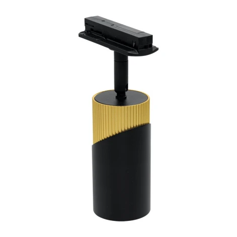 Трековый светильник однофазный Wolta WTL-GU10/06BG под лампу GU10 Черный / Золотой DOLCE