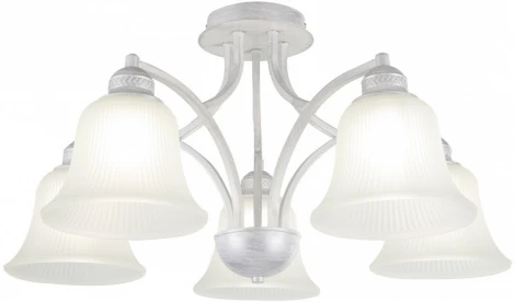 Потолочная люстра Arte Milano Napoli-1254 331254/5 WT+SL (220V)