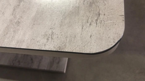 Стеклянный стол M-City ALTA 140 BEIGE/ CAPPUCINO глазурованное стекло