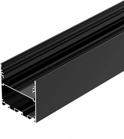 Профиль LINE-S-5050-3000 BLACK (Arlight, Алюминий) 041841