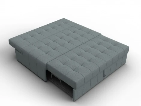 Диван прямой Лига-107 (140) (ЛДСП,Брус,Фанера,Рогожка/Серый) Лига Диванов 134903