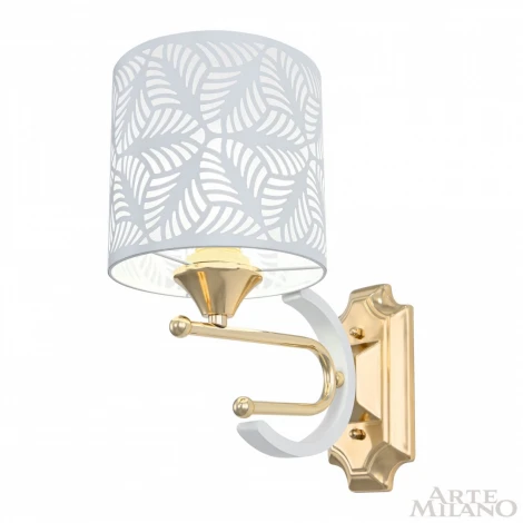 Бра Arte Milano Florentia-2097 302097/1W Wh/Gd (220V)