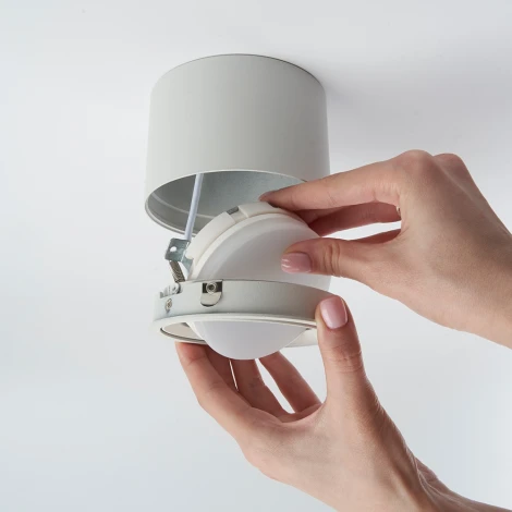 Светильник потолочный накладной Feron HL361 41994 12W, GX53, белый (220V, круглые)