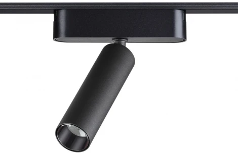 Трековый светильник Novotech Smal 359250 SHINO черный для низковольтного шинопровода IP20 LED 7W 48V 630Лм 3000К (круглые)