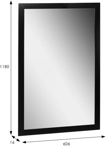 Зеркало настенное BeautyStyle 11 черный 118 см х 60,6 см от фабрики Mebelik