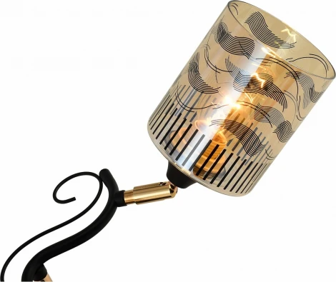 Потолочная люстра на штанге Reluce 11313-0.3-05 BK+FGD (220V)