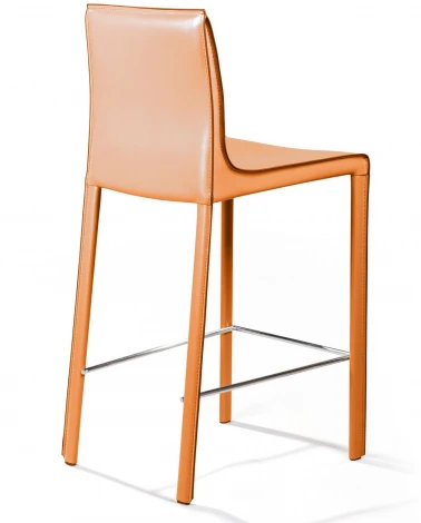 Стул полубарный Top Concept Barrie, кожа camel