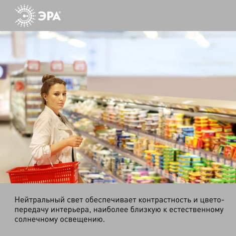 Лампочка светодиодная E27 40W ЭРА LED POWER T120-40W-4000-E27