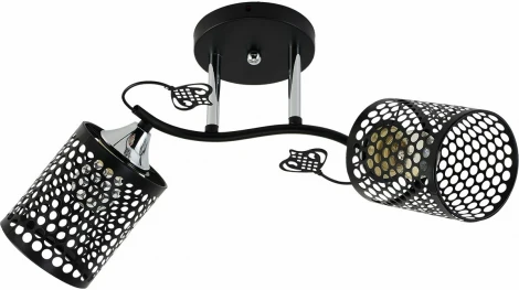 Потолочная люстра на штанге Reluce 11320-0.3-02 BK+CR (220V)