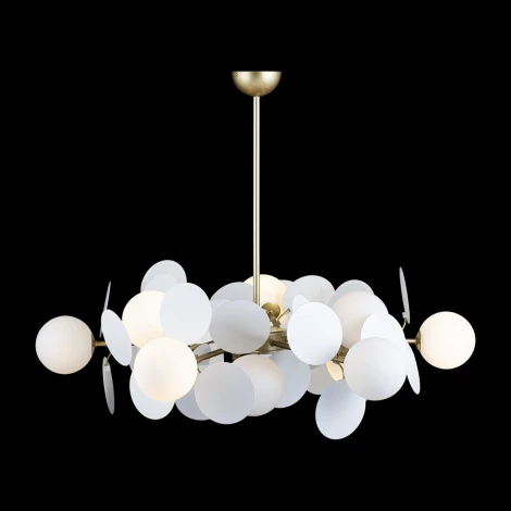 Потолочная люстра на штанге Loft IT Matisse 10008/12 white (220V, шарики)