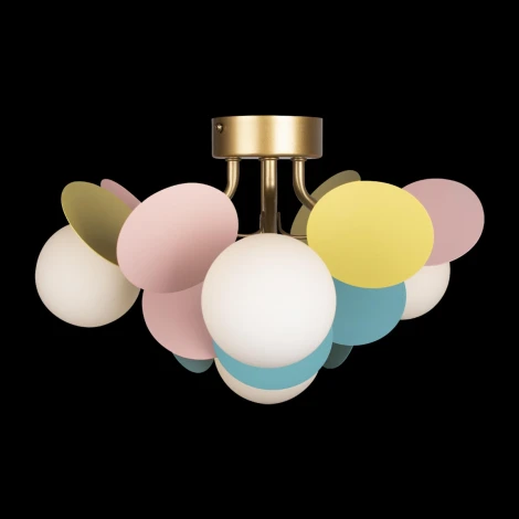 Потолочная люстра Loft It Matisse 10008/4C Mult (для детской, 220V, шарики, для девочки)