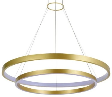 Подвесной светильник ярусный Newport 15000 15109/S brass (LED, 220V, на проводе, кольцо)