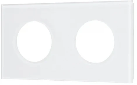 Рамка стеклянная FRM-GLARE-GC-2-WH (Arlight) 043835