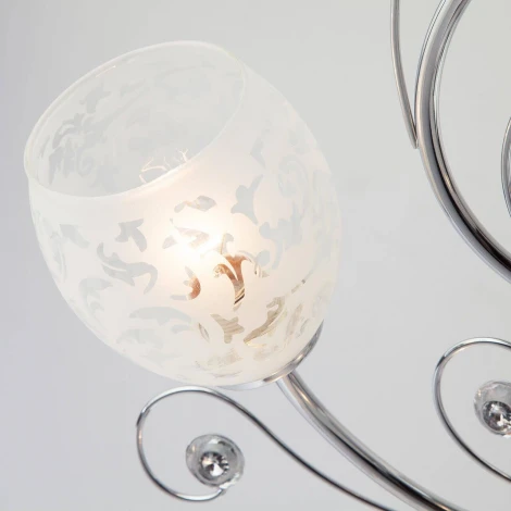 Потолочная люстра Eurosvet Roksana 9677/5 хром