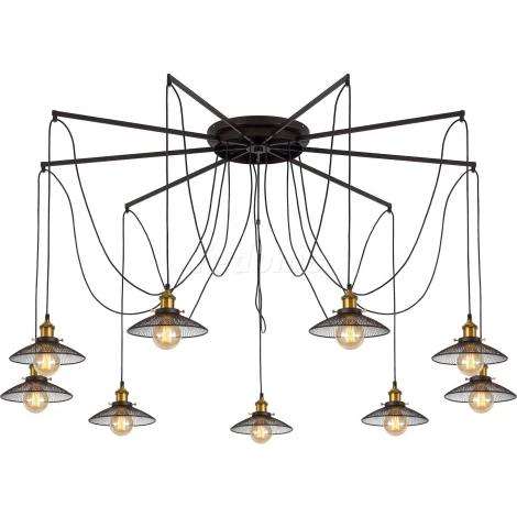 Подвесной светильник Citilux Эдисон CL451291 (220V, на проводе, паук)