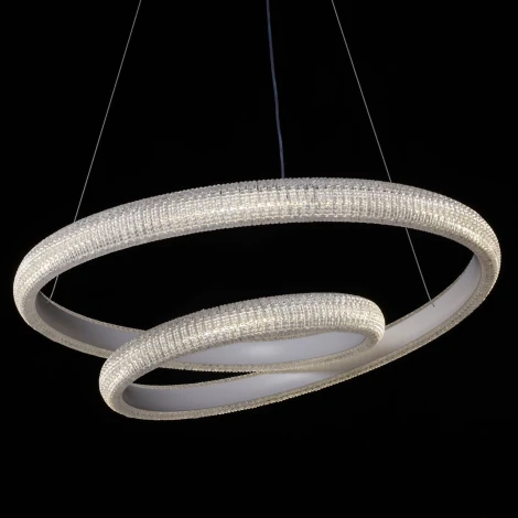 Подвесной светильник DeMarkt Оскар 510015301 (LED, 220V, пульт управления, на тросе)