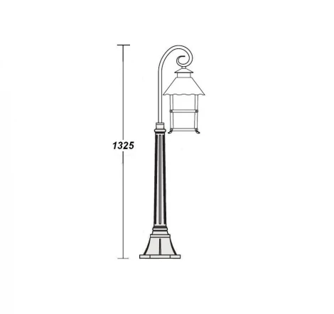 Наземный фонарь Oasis Light 81407/18 Gb