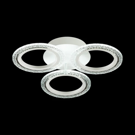 Люстра потолочная с пультом ДУ Silas 5203/48CL белый LED 48W 3000-6000