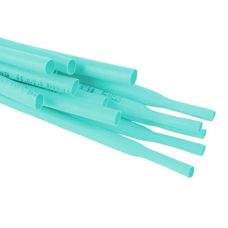 Трубка термоусадочная 4,0/2,0 мм длина 100 см. (зеленый) Stekker 50257