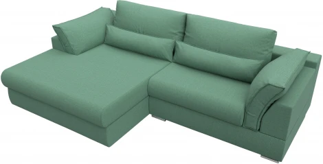 Диван угловой Пекин угол левый Лига Диванов (Рогожка) арт.123513L