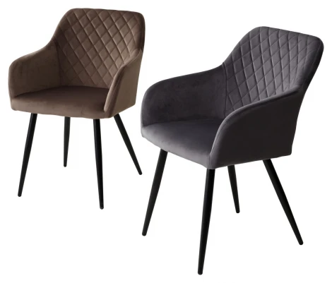 Стул M-City BRANDY BLUVEL-14 серый/ черный каркас