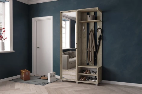 Прихожая ТЭКС Ларго-2, Дуб крафт серый